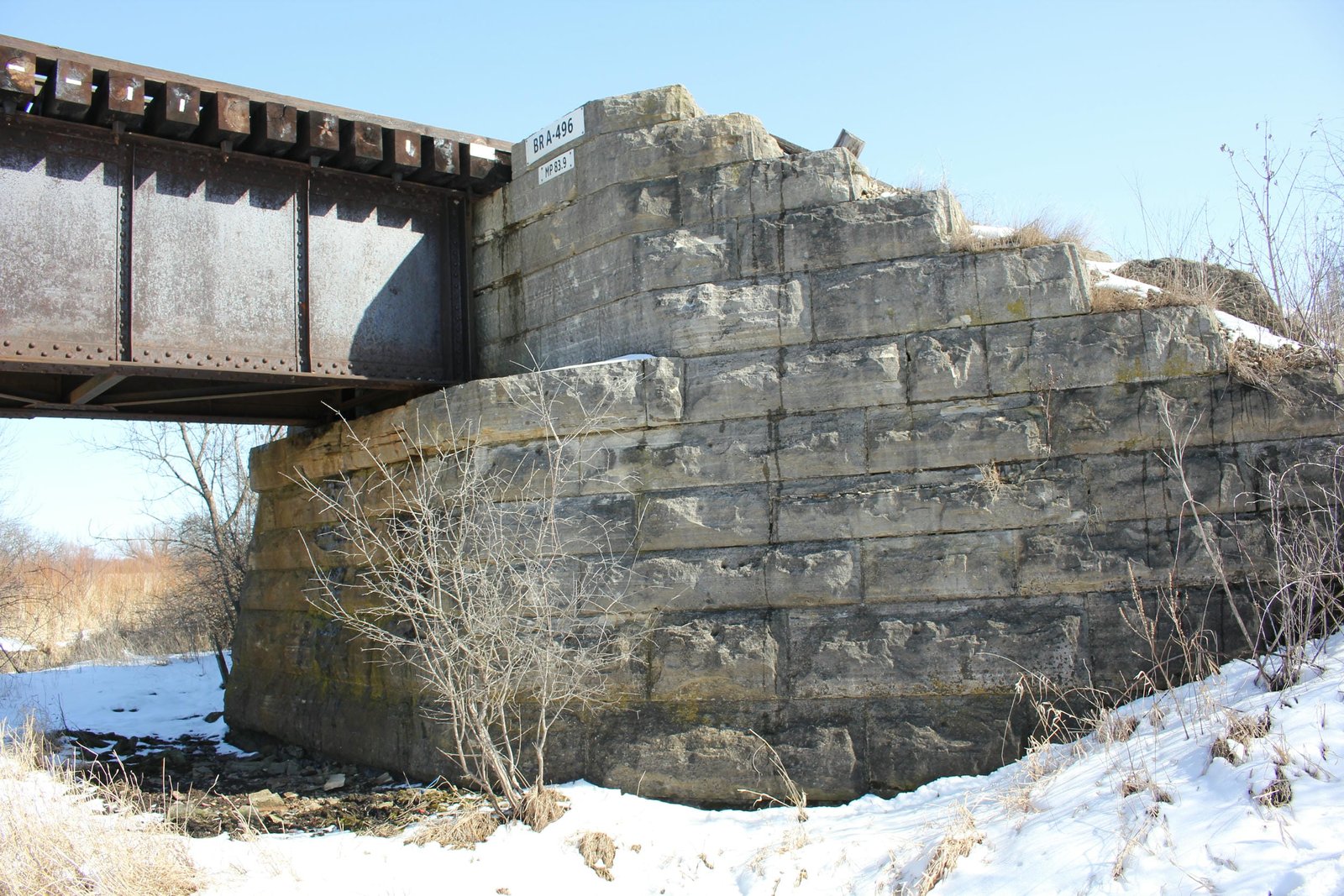 East abutment